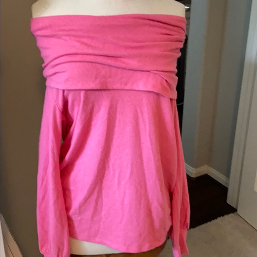 Convertible neck light weight sweater